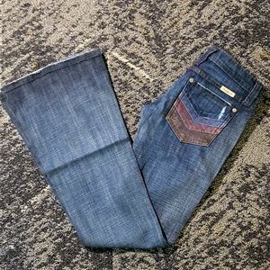 Premium Brand Frankie B Low Rise Bootcut Jean, Size 6, New